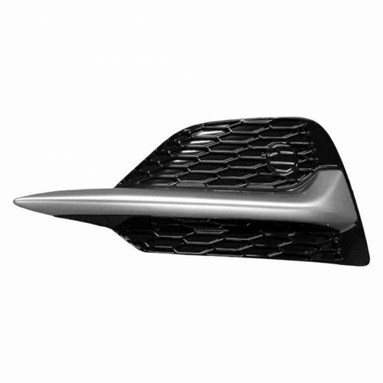 Grille Front Driver Side Ptd Black With Silver Molding For Nissan - NI1038171
