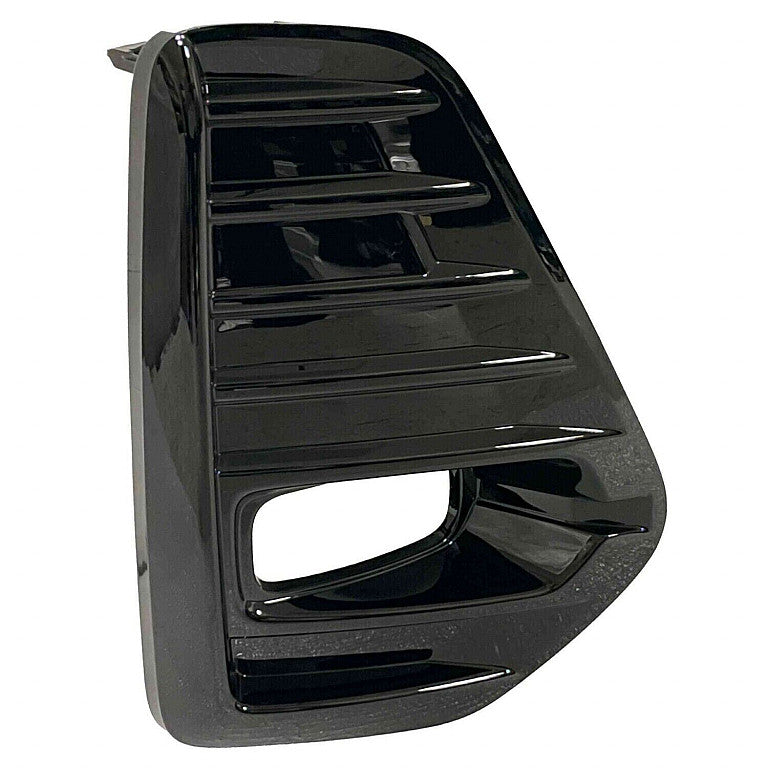 Fog Lamp Bezel Front Passenger Side Ptd Gloss Black For Nissan - NI1039184