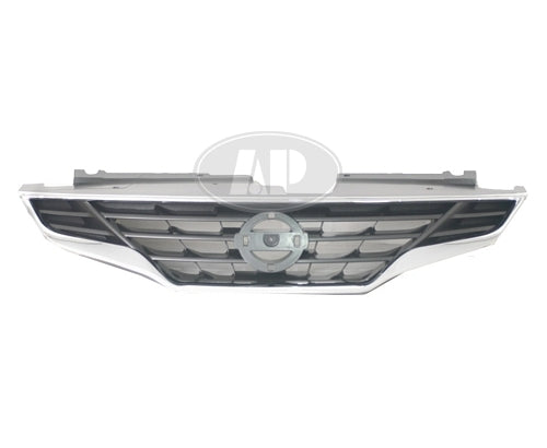 Grille Chrome/Black For Nissan - NI1200245