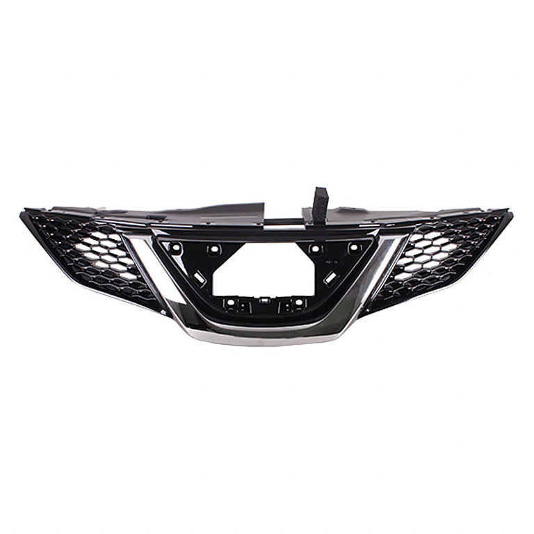 Grille Front Ptd Black With Chrome Molding Without Camera For Nissan - NI1200312