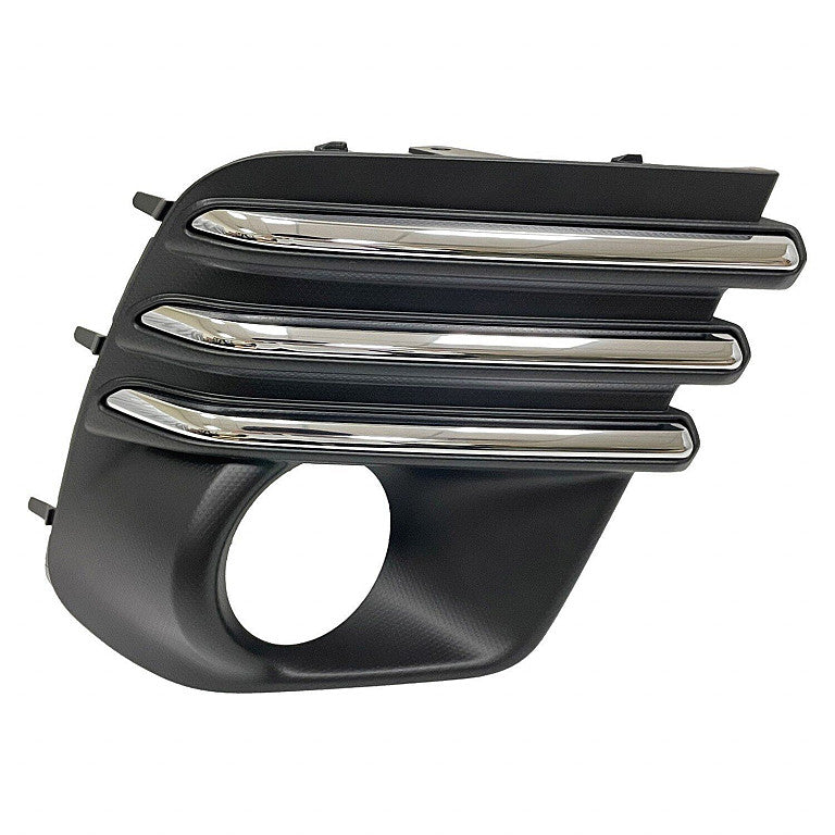 Fog Lamp Bezel Front Passenger Side Black With Chrome /Round Halogen Fog Lamps Exclude Wilderness/Sprt For Subaru - SU1039132
