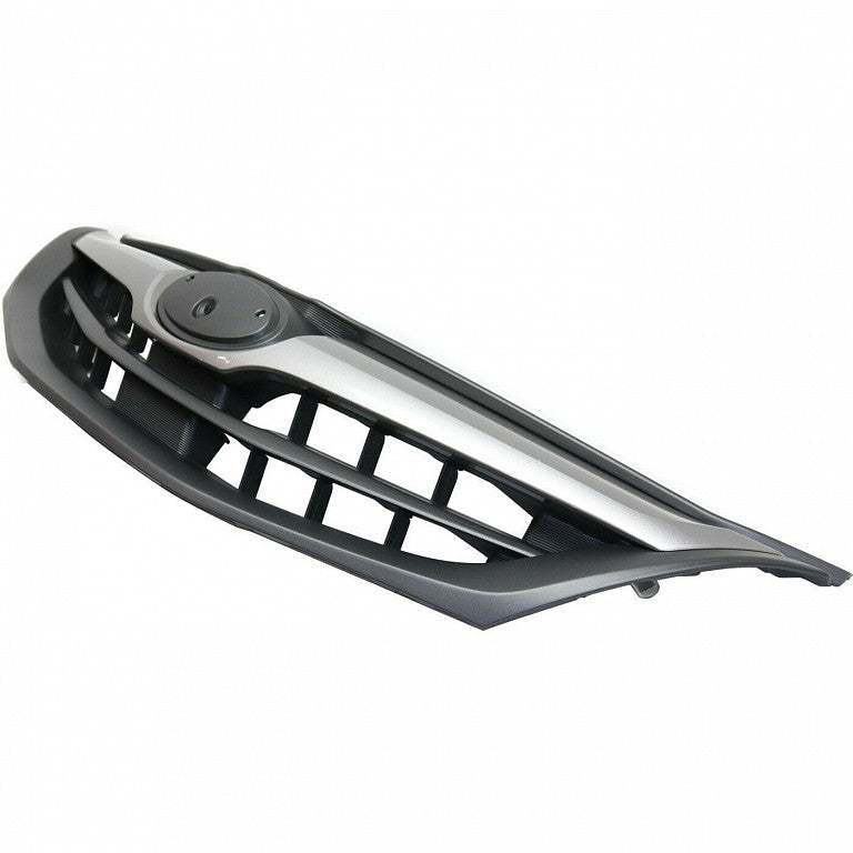 Grille Matte-Black With Moulding Silver Gray For Subaru - SU1200144