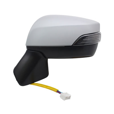 Door Mirror Driver Side Power Heated With Signal/Puddle Lamp Ptm For Subaru - SU1320142
