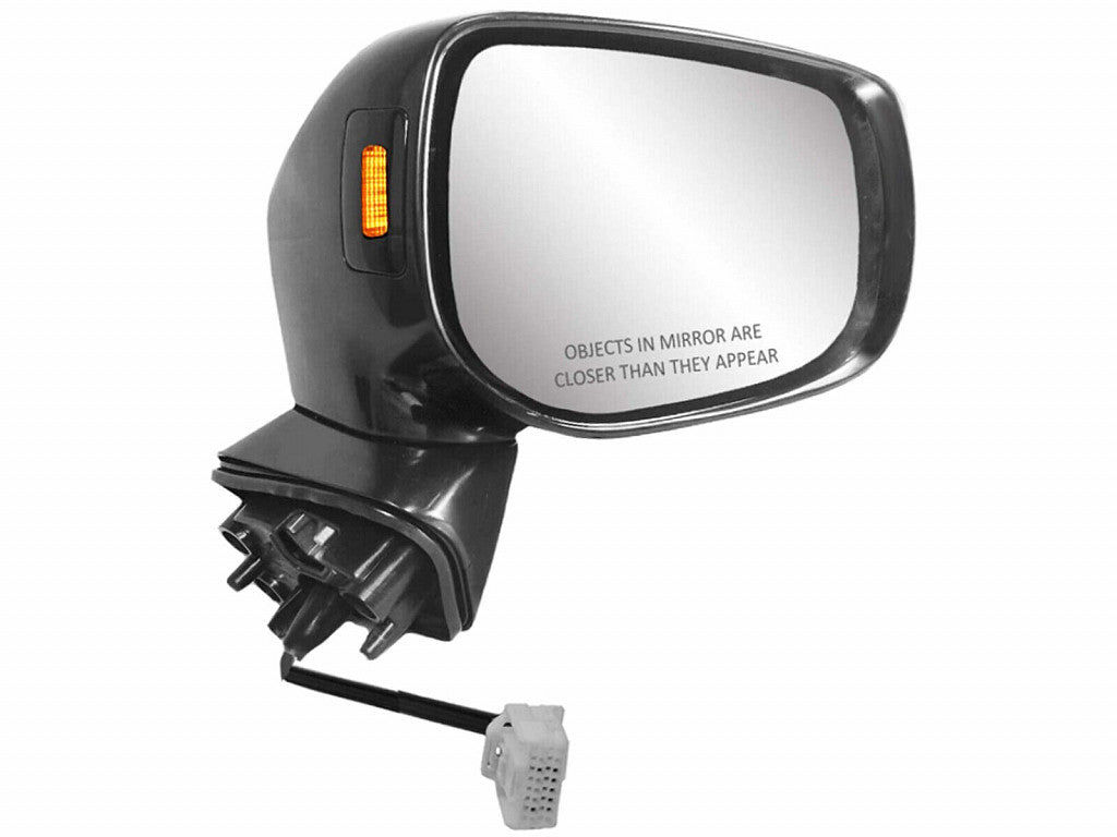 Door Mirror Passenger Side Power Htd Satin Chrome With Signal/Memory/Blind Spot For Subaru - SU1321173