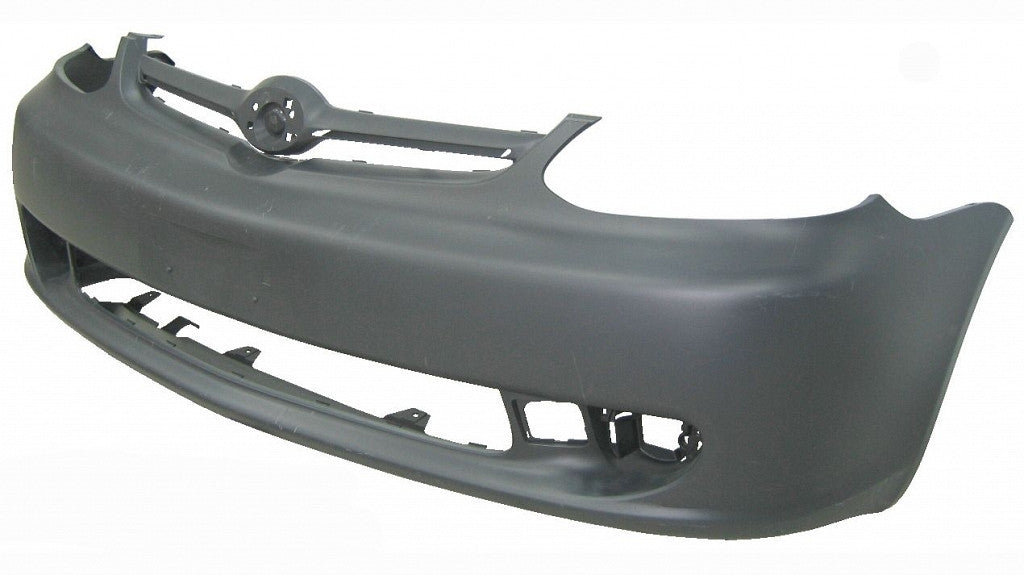 Bumper Front Matte-Dark Gray Without Spoiler Hole For Toyota - TO1000296