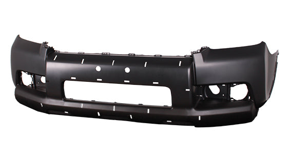 Bumper Front Black With Fog Lamp Hole With Moulding For Toyota - TO1000365B