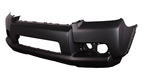 Bumper Front Black With Fog Lamp Hole Without Moulding For Toyota - TO1000366B