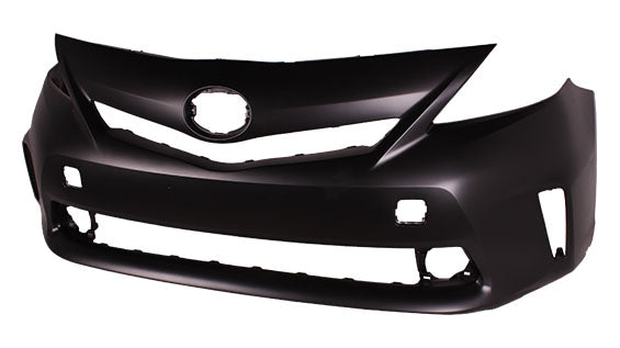 Bumper Front Primed Without Sensor Without Washer Hole For Toyota - to1000388