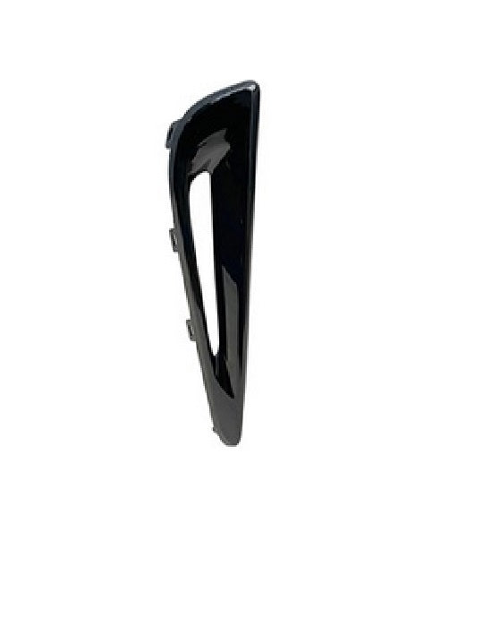 Bumper Molding Front Passenger Side Gloss Black Without Led Lamp For Toyota - TO1039261