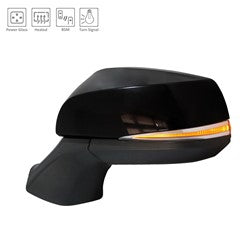 Door Mirror Driver Side Power Ptm Htd With Signal/Blind Spot (7 Pin Plug) For Toyota - TO1320415