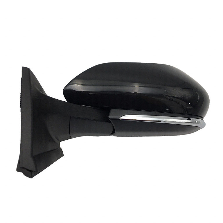 Door Mirror Driver Side Power Ptm Htd With Blind Spot Gloss Black Base For Toyota - TO1320428