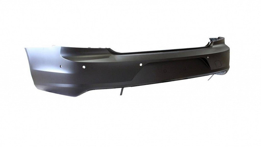 Bumper Rear Primed With 2 Auto Park Sensor/2 Park Distance Sensor Without Blind Spot Brackets For Volvo - VO1100176