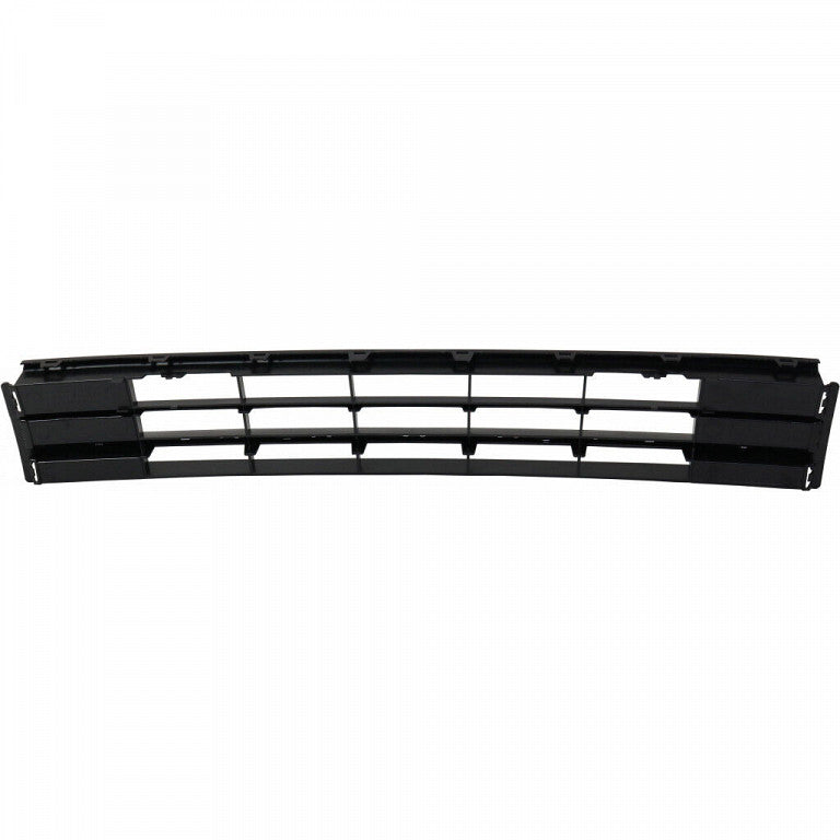 Grille Lower Center Textured Black With Chrome Bar Without Sensor/Gt/R-Line For Volkswagen - VW1036141