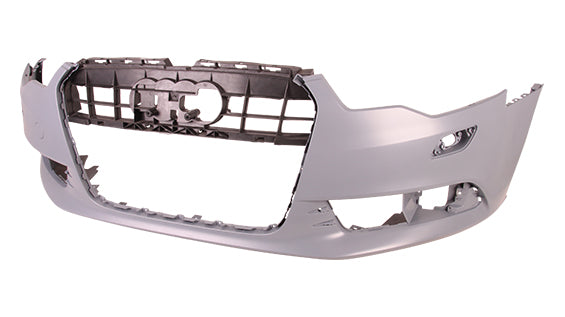 Bumper Front With H/Lp Wash Hole Without Sensor Hole Without S-Line Pkg Primed For Audi - AU1000207