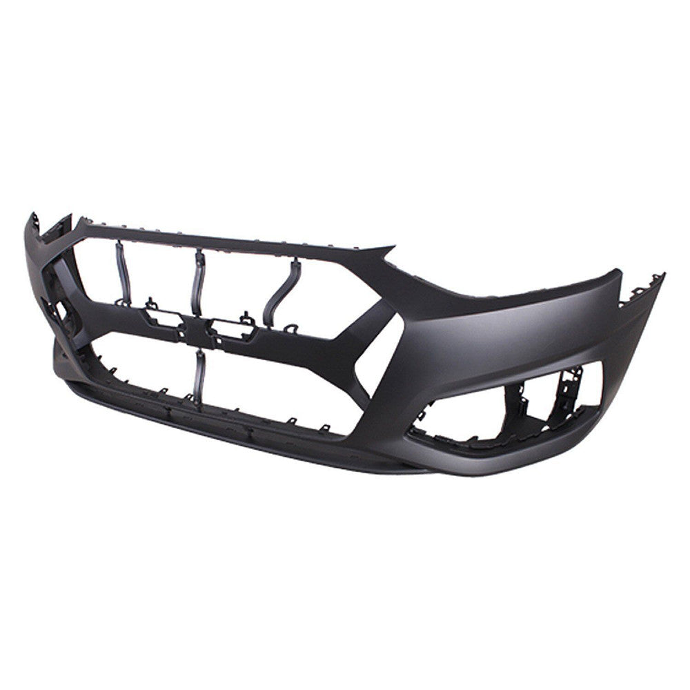 Bumper Front Primed Ptm With Tow Hook Without Sensor/Head Lamp Washer Exclude S-Line For Audi - AU1000298