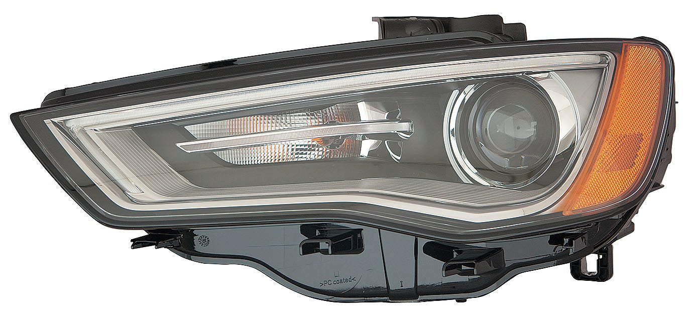 Head Lamp Driver Side Xenon Without Adaptive Lighting Capareturn Restricted - Final Sale - No Warranty Coverage For Audi - AU2502191C