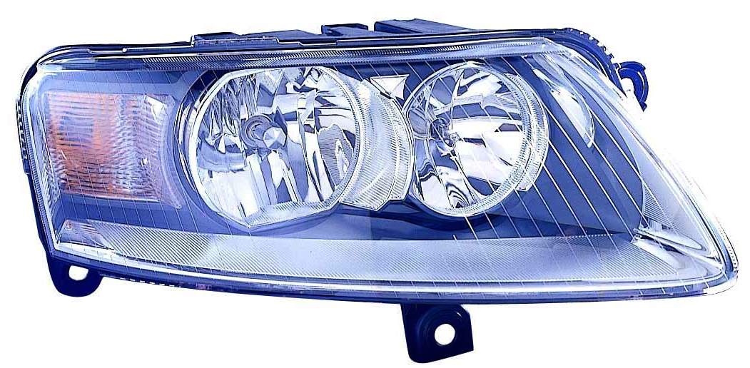 Head Lamp Passenger Side Halogen Sdn 05-08/Wgn 06-08 High Quality For Audi - AU2503131