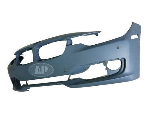Bumper Front With Sensor/Cam/Park Distance Control Without Wash Hole With Moulding Hole Primed Capa For Bmw - BM1000272C