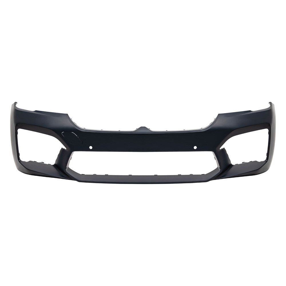 Bumper Front Primed Ptm With Tow Hook/4 Park Sensor Without Head Lamp Washer For Bmw - BM1000540