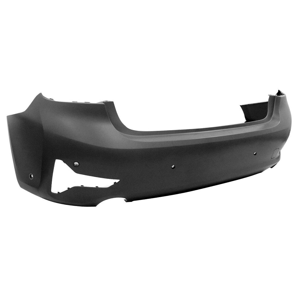 Bumper Rear With Tow Hook/2 Auto Park/4 Park Assist Sensor/Luxury Line Exclude M-Pkg For Bmw - BM1100442