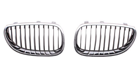 Grille Driver Side Chrome.Black For Bmw - BM1200140