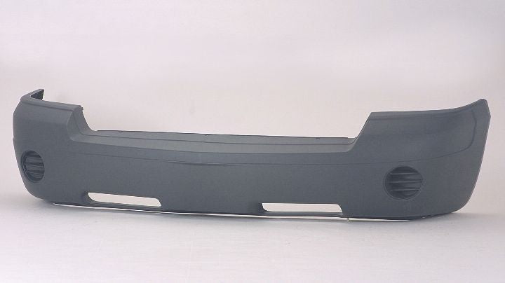 Bumper Front Textured Gray Without Fog Without Moulding For Dodge - CH1000895