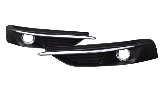 Fog Lamp Bezel Front Driver Side With Chrome Moulding For Chrysler - CH1038125