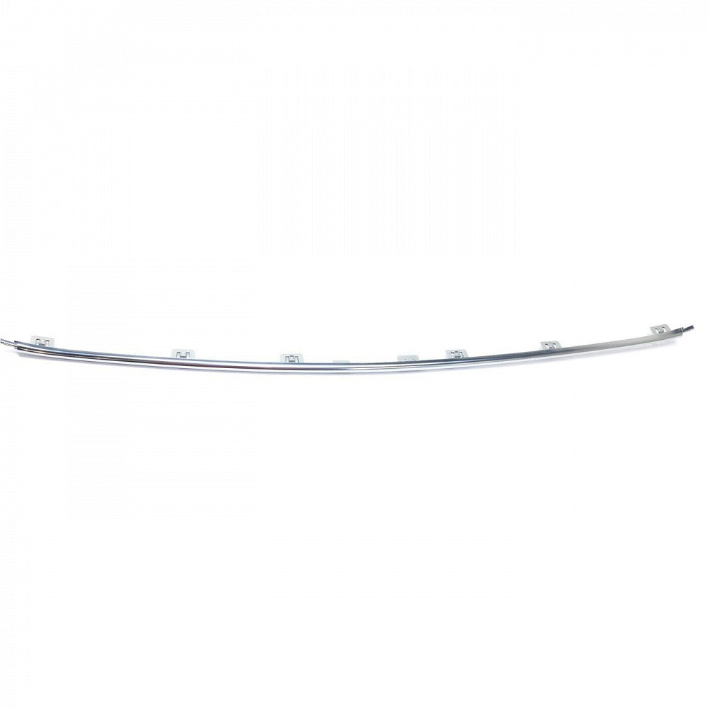 Bumper Moulding Front Center Primed Silver/Platinum (Fit 2017-18 S Model Without App Pkg) For Chrysler - CH1044123