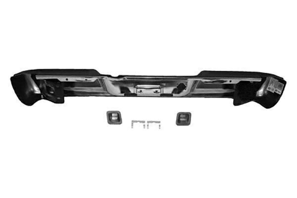 Bumper Face Bar Rear Assy With 2 Brkt Chrome For Dodge - CH1102351