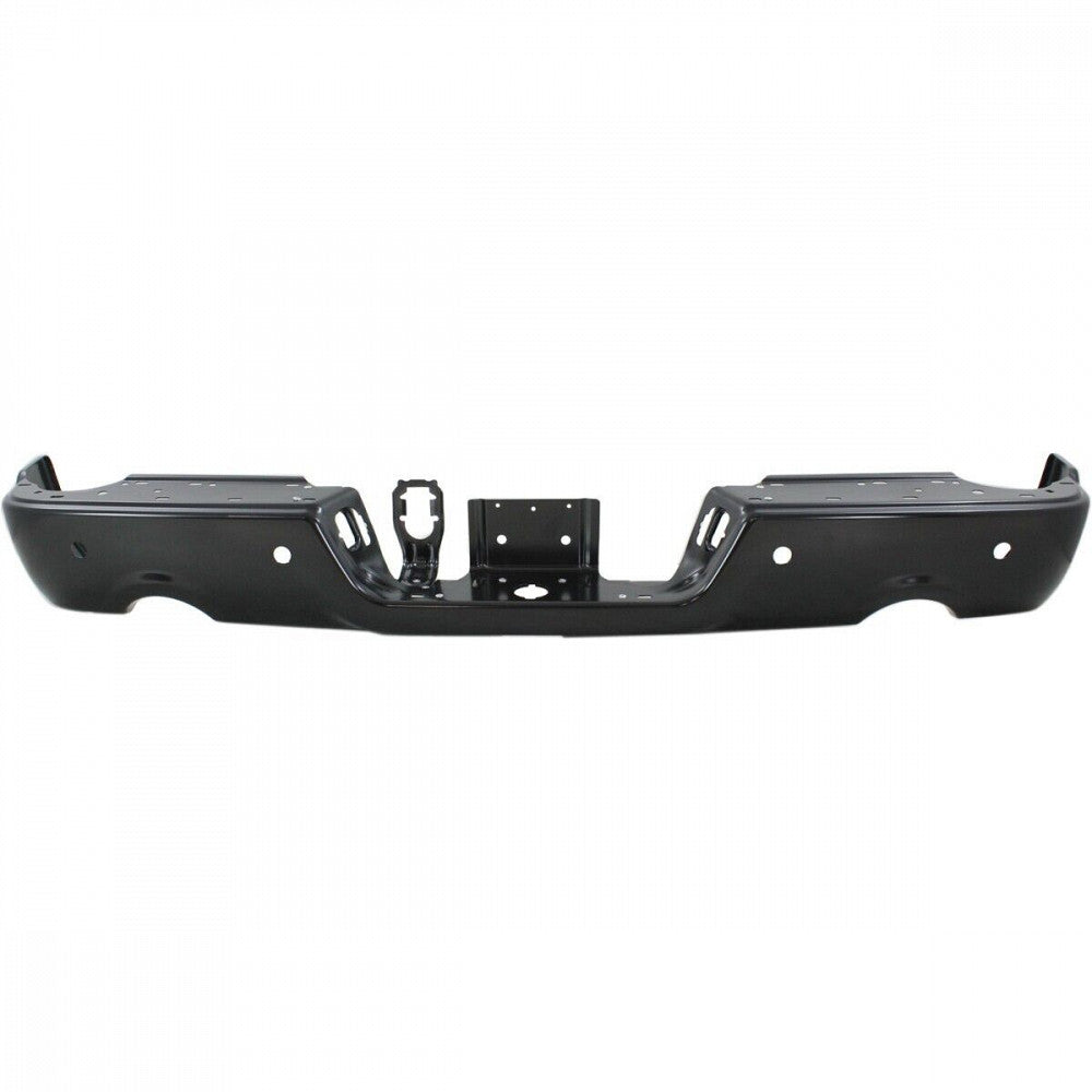 Bumper Rear Assy Black Ptm With Sensor For 1500 Without Dual Exhaust For Ram - CH1102373