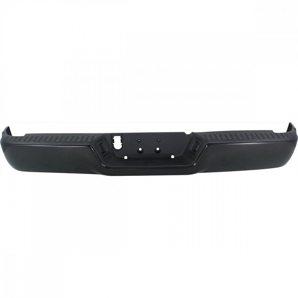 Bumper Rear Assy Ptm Black With Bar/Pad/Brackets Without Sensor/Dual Exhaust For Ram - CH1103120U