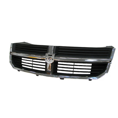 Grille Black With Chrome Frontame For Dodge - CH1200325