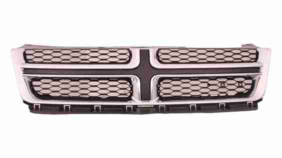Grille Matte-Dark Gray With Chrome Mldg For Dodge - CH1200348