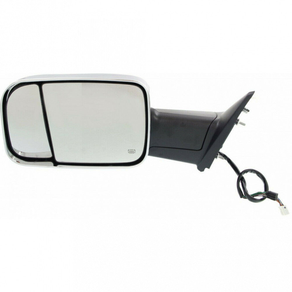 Door Mirror Driver Side Power Chrome Htd With Ambient/Signal/Puddle Lamp/Memory/Tow For Ram - CH1320351