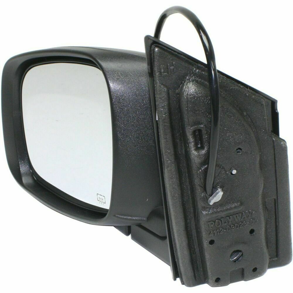 Door Mirror Driver Side Power Htd Textured With White 6 Hole/5 Pin Connector For Chrysler - CH1320370