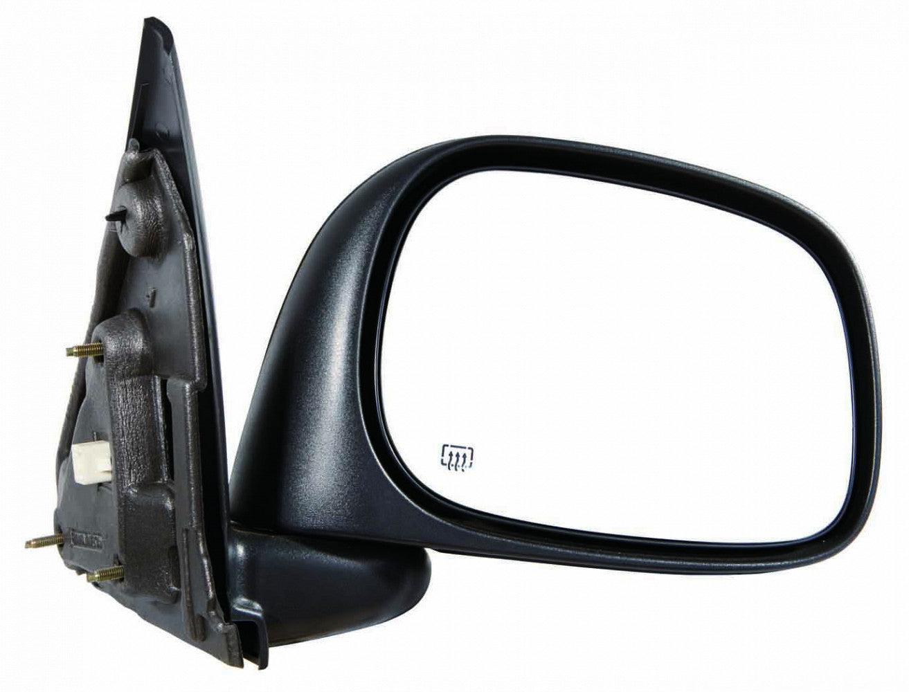 Door Mirror Passenger Side Power Htd Textured Without Tow Manual Fold For Dodge - CH1321215