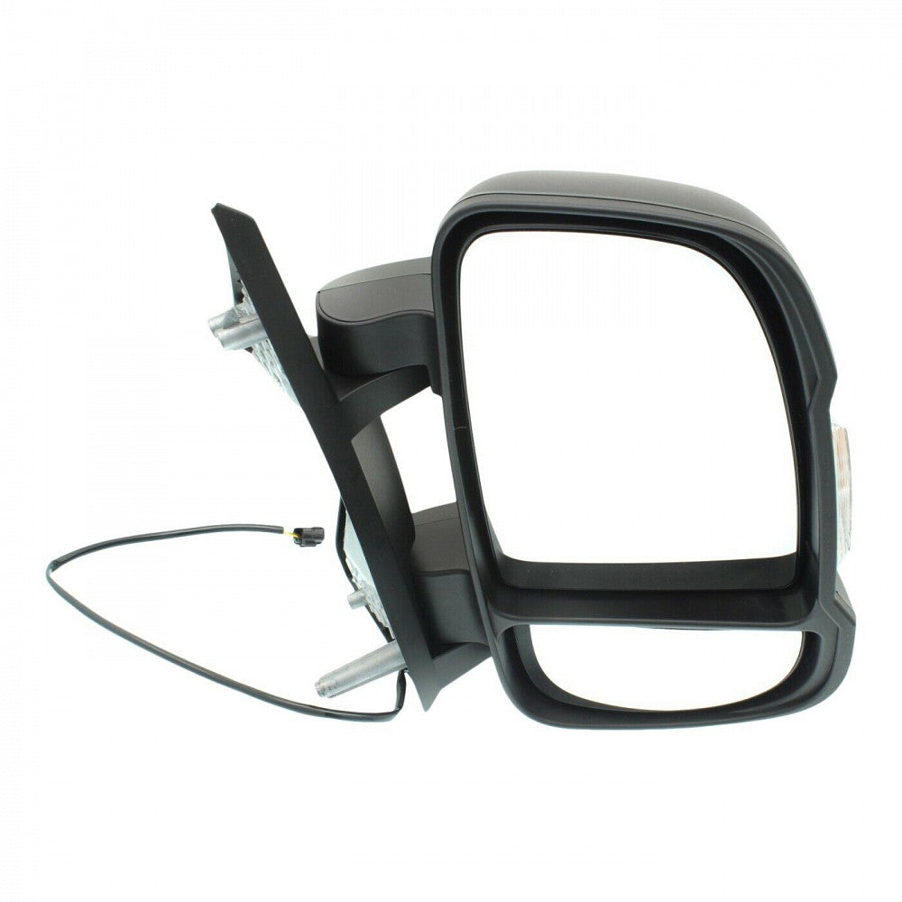 Door Mirror Passenger Side Manual Black With Signal/Temperature Sensor Non-Extending Without Heat Manual Fold For Ram - CH1321417