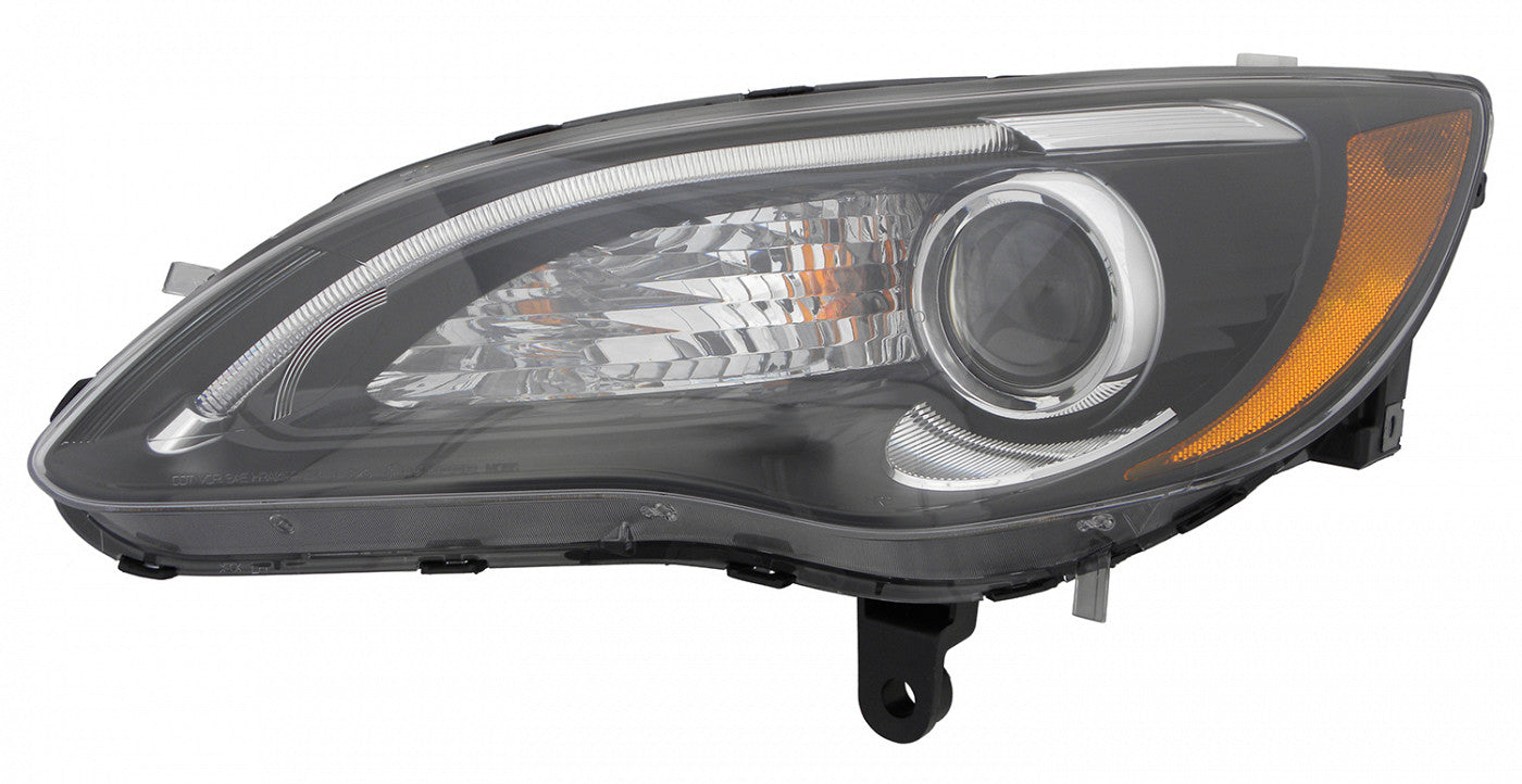 Head Lamp Driver Side Halogen Black Bezel S Model Capa For Chrysler - CH2502275C