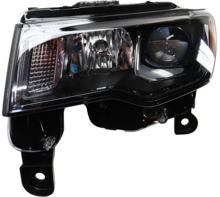 Head Lamp Driver Side Halogen With Black Bezel Capareturn Restricted - Final Sale - No Warranty Coverage For Jeep - CH2502309C
