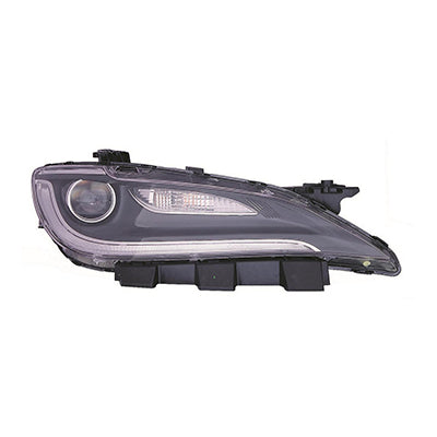 Head Lamp Passenger Side Halogen With Led With Chrome Trim Capareturn Restricted - Final Sale - No Warranty Coverage For Chrysler - CH2503293C