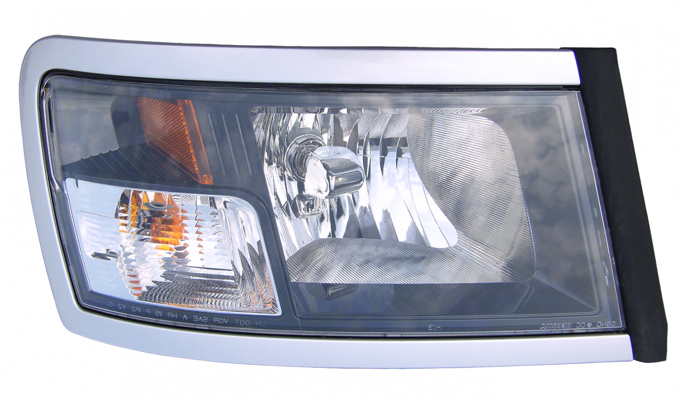 Head Lamp Passenger Side With Black Bezel Capa For Ram - CH2519127C