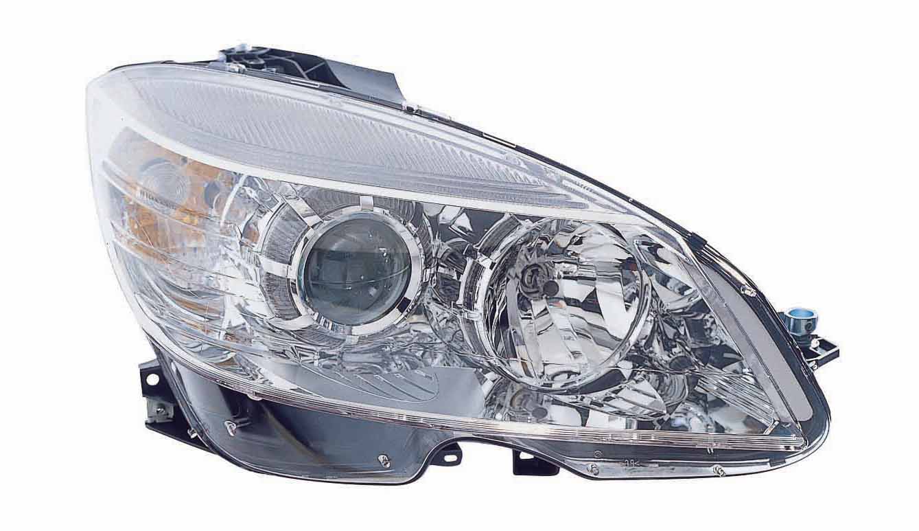 Head Lamp Passenger Side With Chrome Ring Frontom 09/02/2007 Capa For Mercedes - MB2503163C