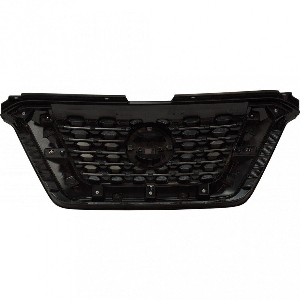 Grille Front Matte Black With Chrome For Nissan - NI1200301