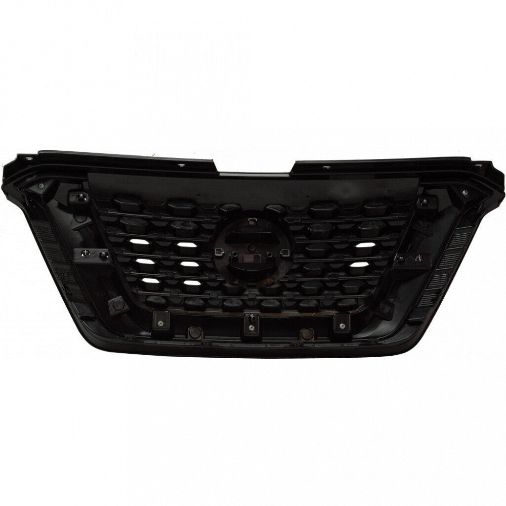 Grille Front Matte Black With Smoke Chrome For Nissan - NI1200302