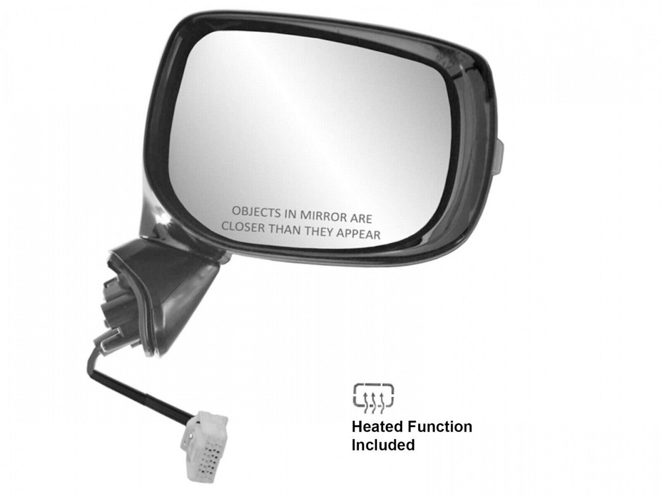Door Mirror Passenger Side Power Ptm Htd With Signal For Subaru - SU1321168