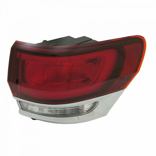 Tail Lamp Passenger Side With Chrome Trim Capa For Jeep - CH2805121C