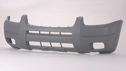 Bumper Front Gray With Fog Lamp Hole With Moulding Xlt Model For Ford - FO1000474
