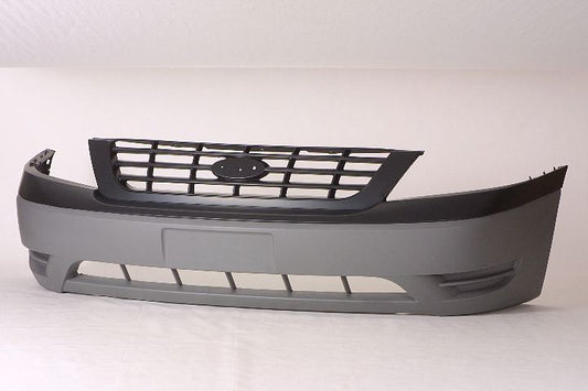 Bumper Upper Front Primed Lower Textured Base/Cargo Van Model For Ford - FO1000553