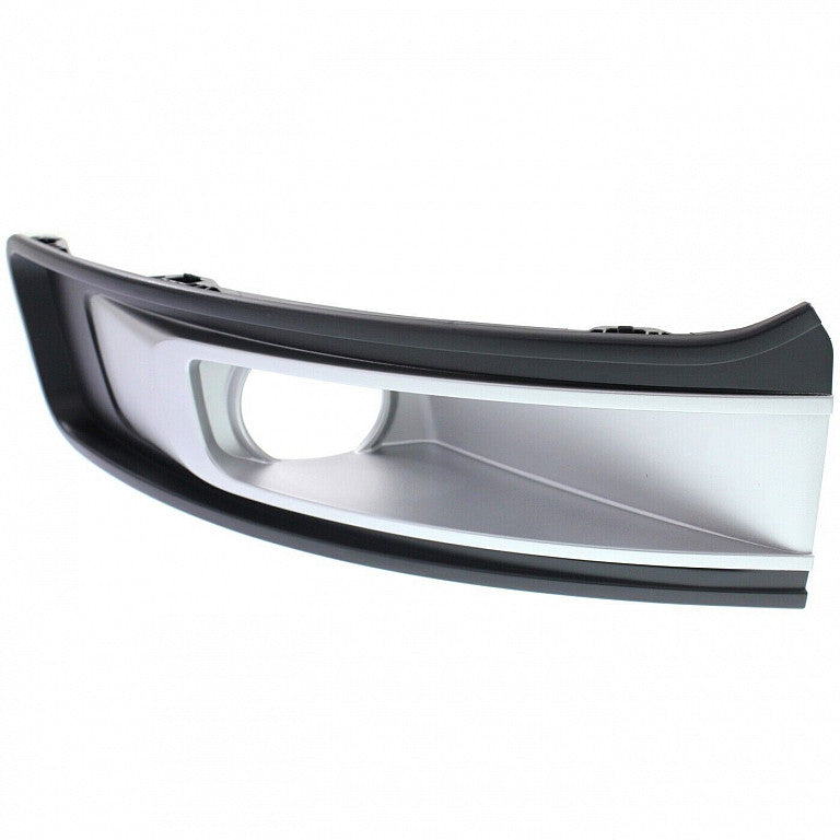 Fog Lamp Bezel Front Passenger Side Silver Black For Ford - FO1039130