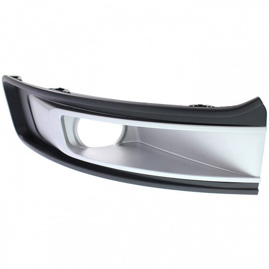 Fog Lamp Bezel Front Passenger Side Silver Black For Ford - FO1039130